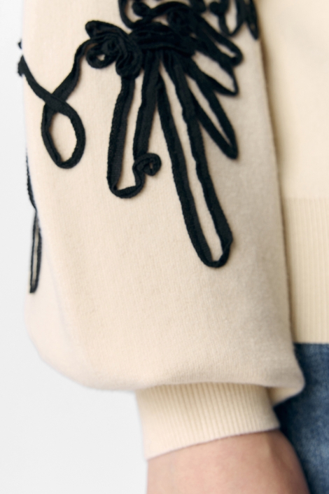 Object objjoana l/s knit pullover noos